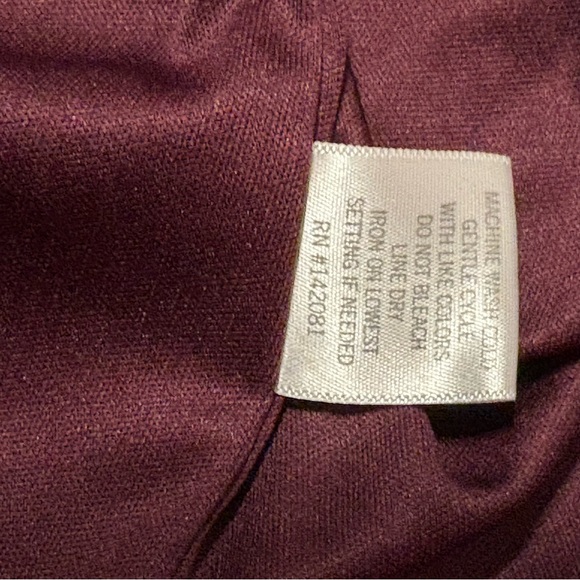 Miami Mini Wrap Dress in a Wine Red Floral Print - Picture 8 of 8